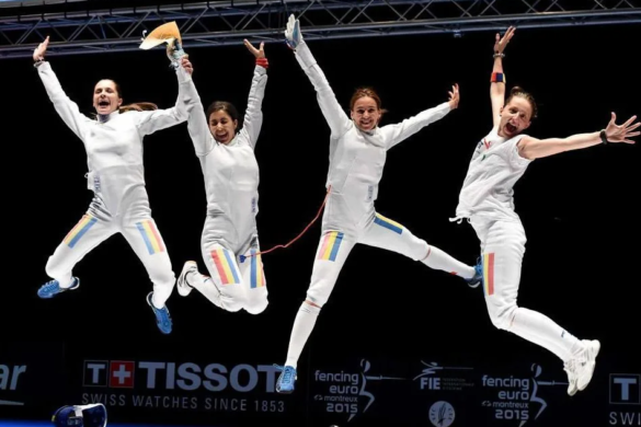 România a cucerit medaliile de AUR la Campionatul European de scrimă, în proba de spadă feminin echipe