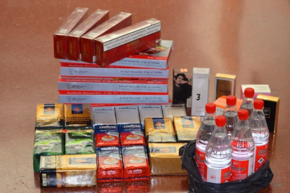 Seful de post din Belint si ajutorul sau, prinsi cu alcool si tigari de contrabanda de vamesii sarbi