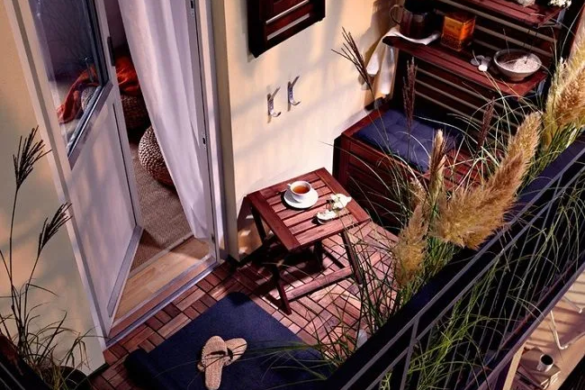 Spaţii de depozitare pentru balcon. Idei şi imagini