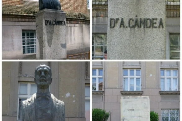 HOȚIE la drumul mare! Două statui, FURATE de pe Bulevardul Victor Babeș. Ce au făcut agenții de pază? VIDEO