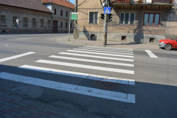 O firmă din Timișoara ”SUGE” 150.000 de lei din bugetul Primăriei Lugoj, pentru marcajele rutiere