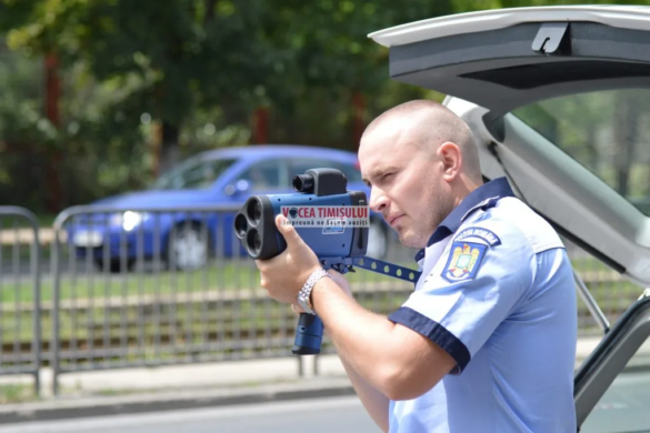 Politistii rutieri au prins 125 de vitezomani, in patru zile, pe șoselele din Timis