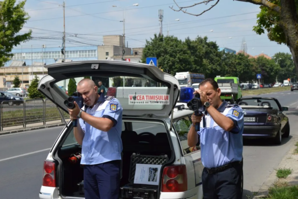 Vitezomani, vi se pregăteşte ceva !!! Poliţiştii Rutieri testează un nou aparat radar
