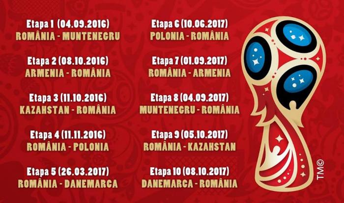 program meciuri CM 2018 Romania