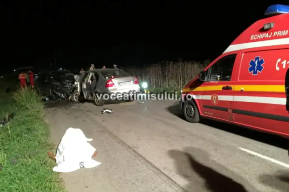Accident MORTAL în apropiere de Timişoara