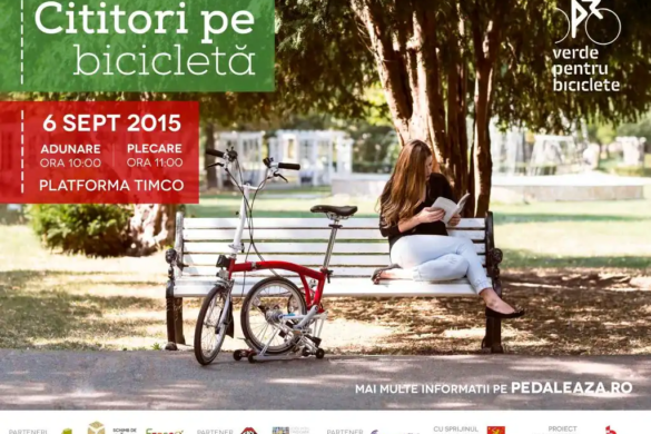 ”Cititori pe bicicletă”, cea mai nouă PREMIERĂ națională de la Timișoara