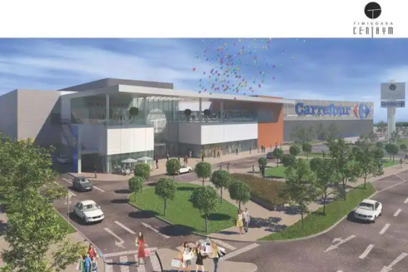 Timișoara Centrum, al treilea mall de pe Bega. Care va fi principala atracție a centrului comercial