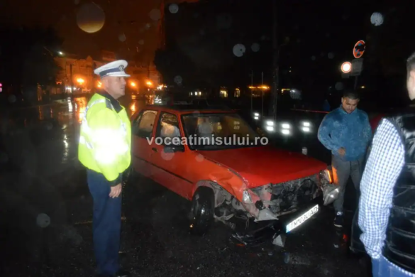 Un accident banal, transformat într-o tentativă de şantaj aseară la Timişoara