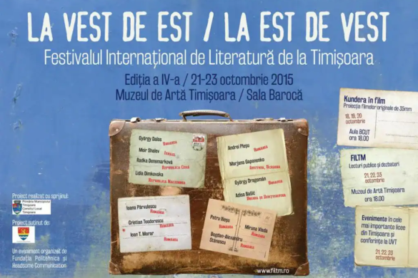 Festivalul Internațional de Literatură, la a IV-a ediție. Ce nume IMPORTANTE ale literaturii vor poposi pe Bega