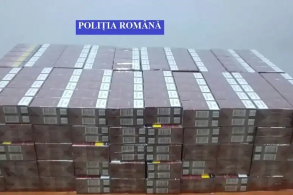 Cantitate MARE de țigări de contrabandă, descoperite într-un autovehicul, pe bulevardul Circumvalațiunii
