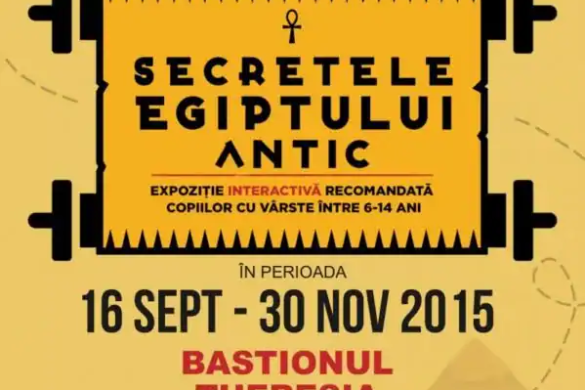 CONCURS organizat de Muzeul Banatului pentru copiii fascinați de Egiptul Antic. Ce pot câștiga participanții