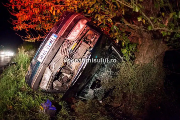 Accident MORTAL pe drumul dintre Timișoara și Peciu Nou, după o seară petrecută în club FOTO