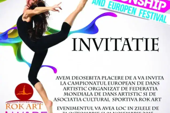 Aproape 1000 de sportivi vor participa la Campionatul European de Dans Modern, organizat la Timișoara