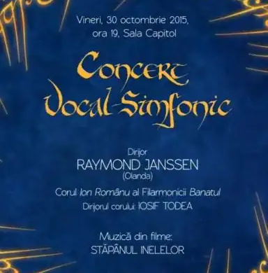 Interpretare INEDITĂ a coloanei sonore din Stăpânul Inelelor, vineri, la Filarmonica „Banatul”