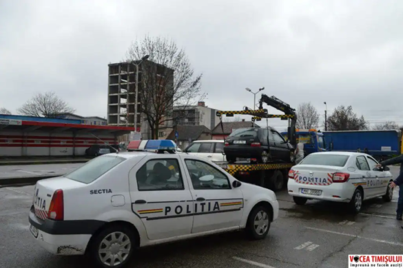 Cinci dintre locurile de parcare de pe strada Miresei ale Îngerilor Galbeni, ILEGALE