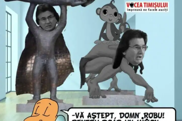 Statui noi pentru centrul Timișoarei. Nicolae Robu: „Mi-ar plăcea Tarzan cu maimuțica”