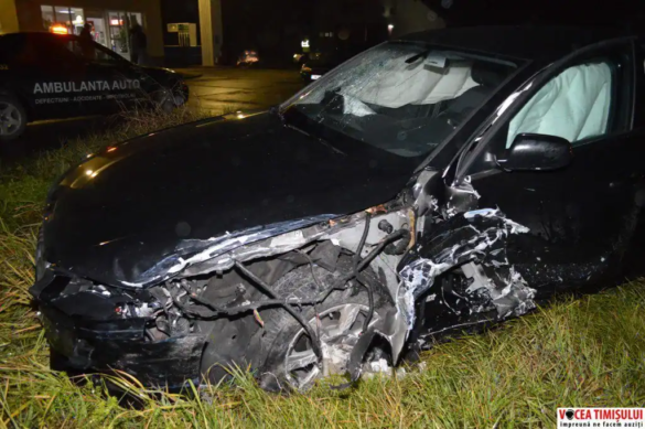 accident pe drumul ce leagă Timișoara de Săcălaz14 jpg