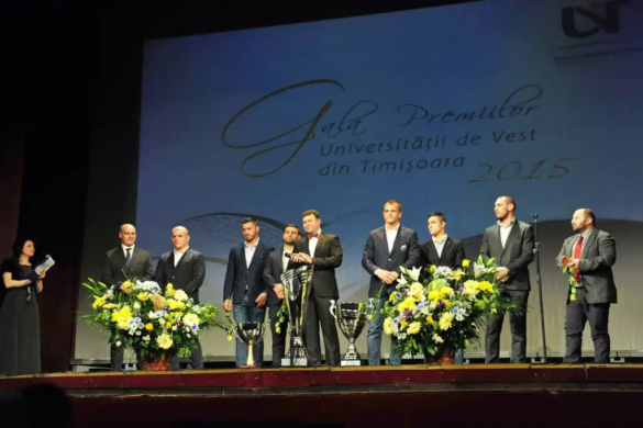 Primă ediție FASTUOASĂ a Galei Premiilor Universității de Vest din Timișoara