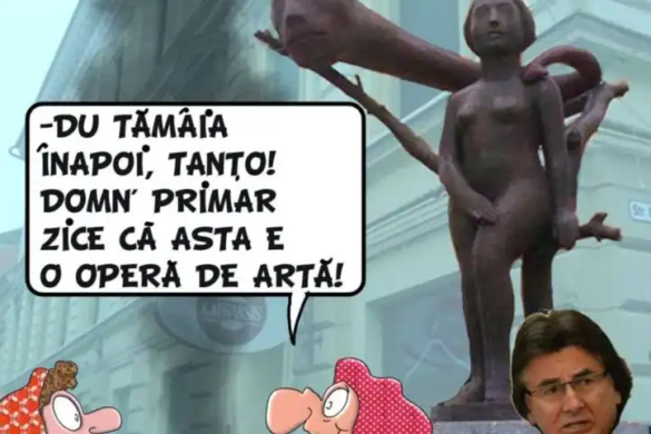 Statuia Evei în centrul istoric al Timișoarei