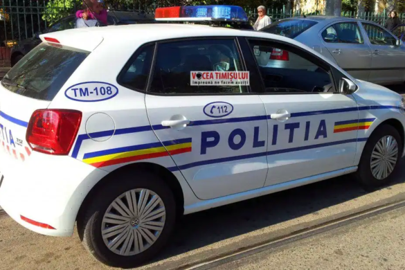 Jaf într-un magazin din Timișoara, cu spray lacrimogen. Făptașul a vandalizat mai multe mașini