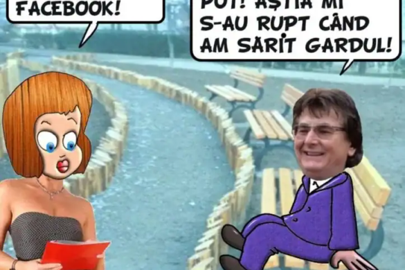 Băncile așezate fix lângă un gard ce împrejmuiește aleile din jurul Bălții Lămâița din Timișoara