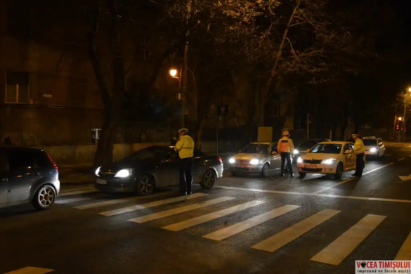 Razie a polițiștilor rutieri în tot judeţul Timiş.