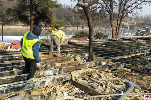 A fost demolata terasa lui Antonio Passarelli, din Parcul Alpinet