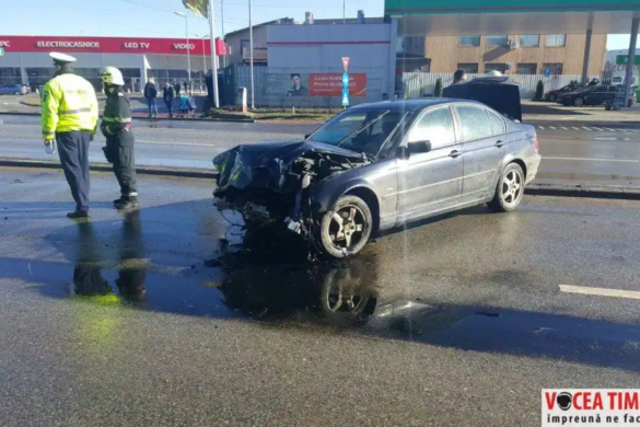 Accident în această dimineaţă pe Calea Aradului din Timişoara