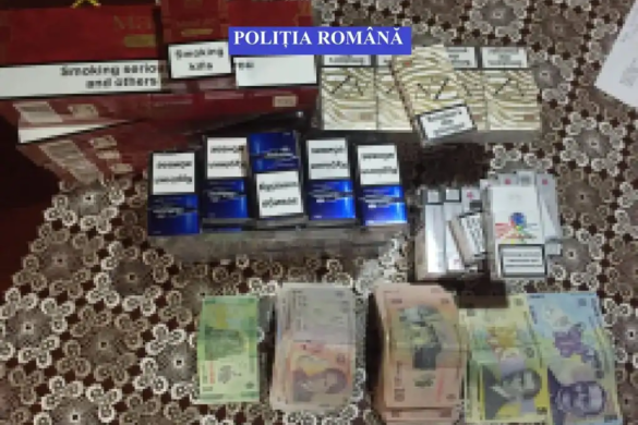 Aproape 4.000 de țigarete confiscate de polițiștii timișeni