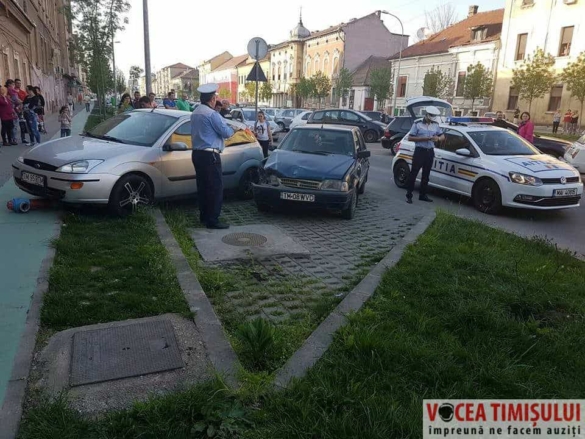 Accident pe strada Văcărescu2
