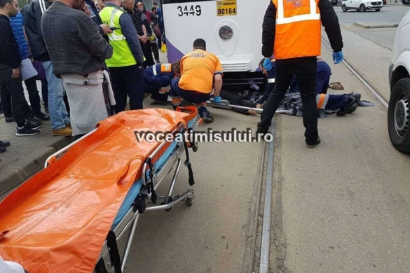 Accident la Timișoara: bărbat călcat de tramvai