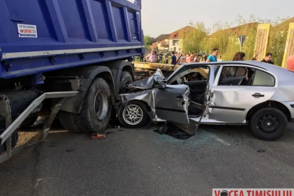 Accident mortal pe drumul Timișoara-Sânandrei