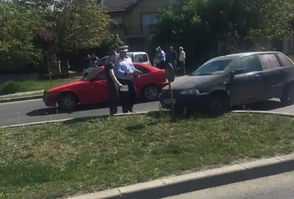 Accident lângă Piața de Gros, cauzat de un șofer neatent