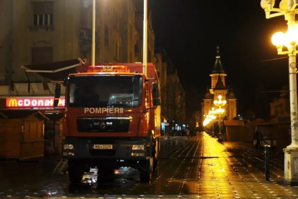 Pompierii veghează în noaptea de Înviere, în Timiș