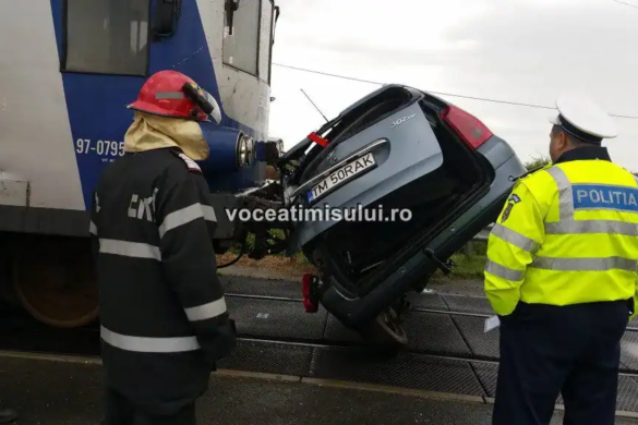 Accident feroviar în această dimineaţă în apropierea localităţii Sânnicolau Mare