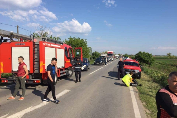Patru mașini avariate în urma unui accident pe drumul Timișoara – Cenad