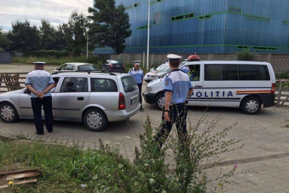 Tupeul, sancționat de polițiștii rutieri la Pasajul Jiul
