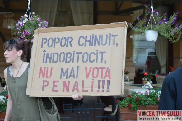 Timișorenii au ieșit în stradă01 jpg