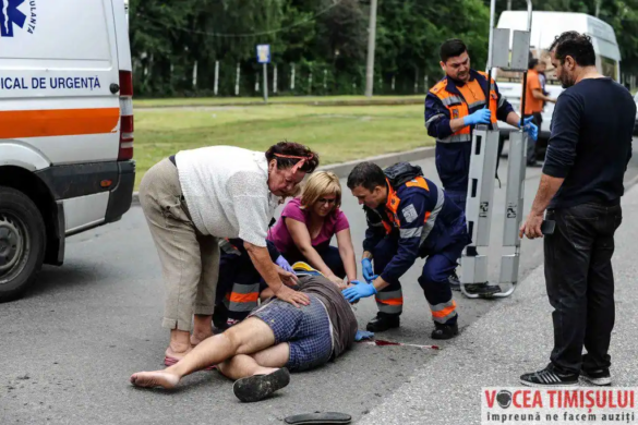 Accident pe Calea Bogdăneștilor: biciclist de 70 de ani, la spital