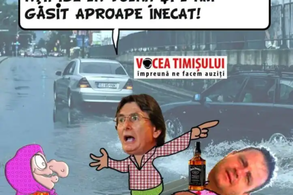 Nicolae Robu a salvat de la înec un şofer beat, care a adormit la volan