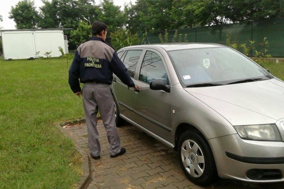 Mașină furată din Cehia, descoperită de polițiștii de frontieră timișeni