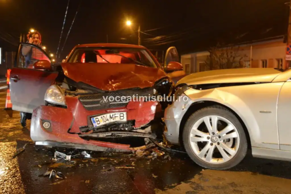 Accident la intersecția străzilor Calea Dorobanților cu Aleea Pădurea Verde