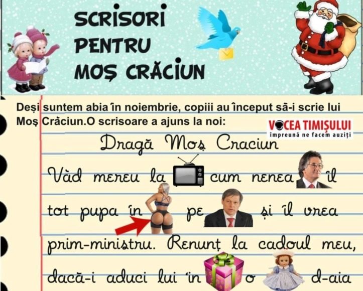 Scrisoarea-unui-copil-către-Moş-Crăciun