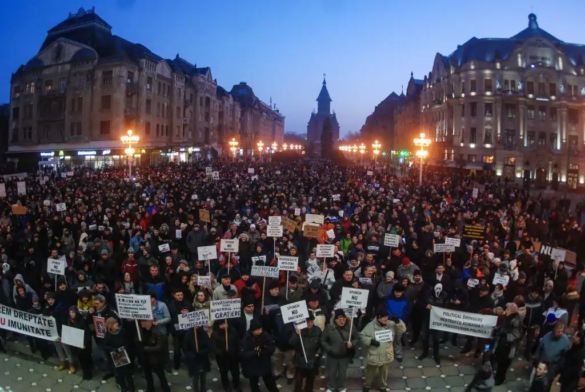 Protest împotriva amnistiei şi a graţierii la Timişoara14 jpg