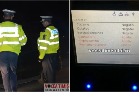 Dosar penal pentru un tânăr care conducea drogat un autoturism prin Timişoara