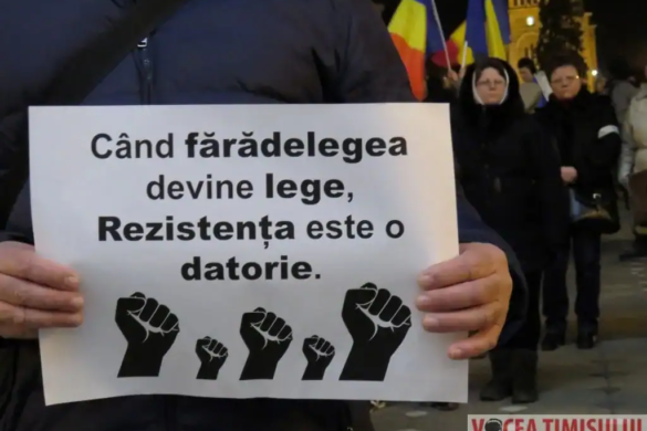 FOTO şi VIDEO Prima zi de proteste #rezist, la Timișoara. 3000 de oameni în stradă