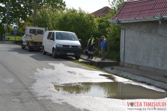 Bătaie de joc pe o stradă din Timişoara, după lucrări de mântuială făcute de firma Laci Construct