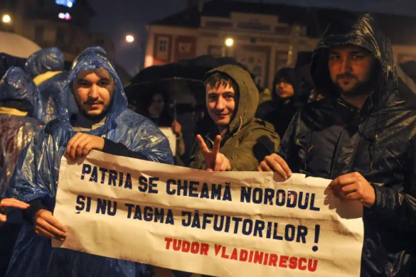 Protestatarii #rezist, aşteptaţi în stradă chiar şi pe ploaie. Doar 500 de oameni în stradă