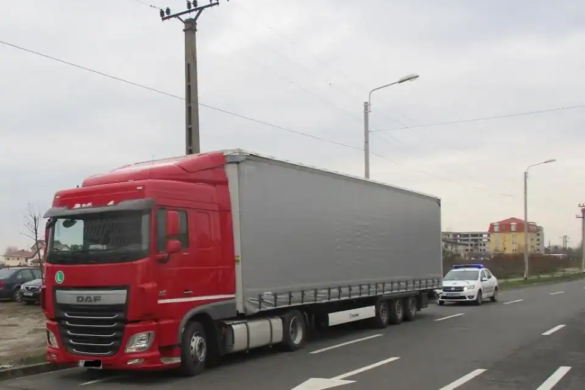 AMENZI uriase dupa ce au dat BUZNA, cu TIR-ul, in zone interzise din Timisoara