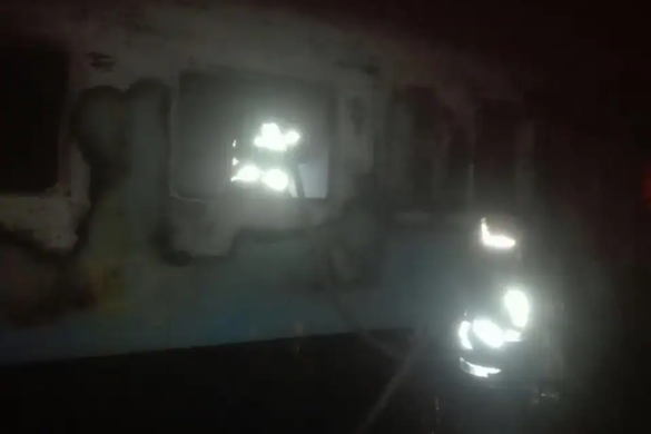 FOTO Incendiu in Gara de Nord Timisoara. Un om a ars de viu, altu ranit grav
